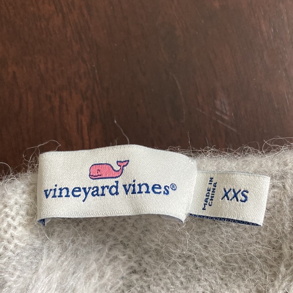 Gray Vineyard Vines turtleneck sweater, size XXS - Picture 5 of 9